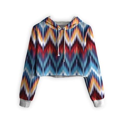 Sublimation Cropped Hoodie
